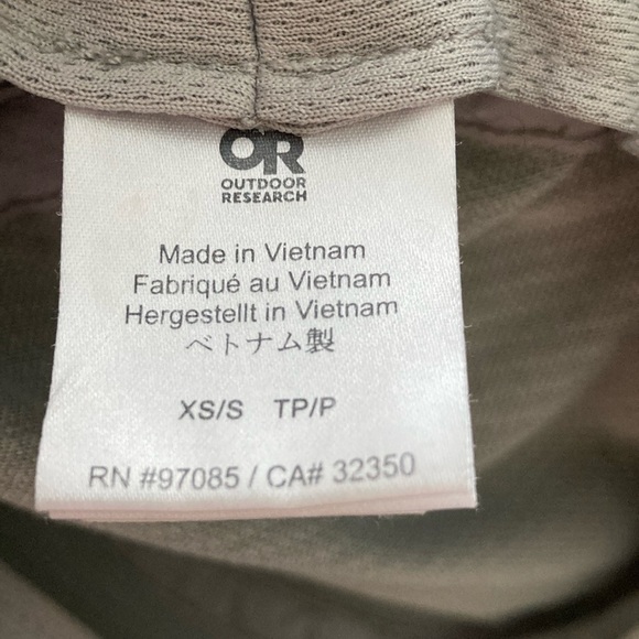 Outdoor Research Light Gray Adventure Hat - Picture 5 of 7